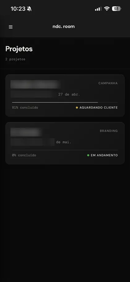 ndc.room: projetos