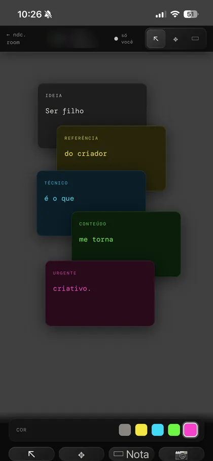 ndc.room: Void, o quadro colaborativo